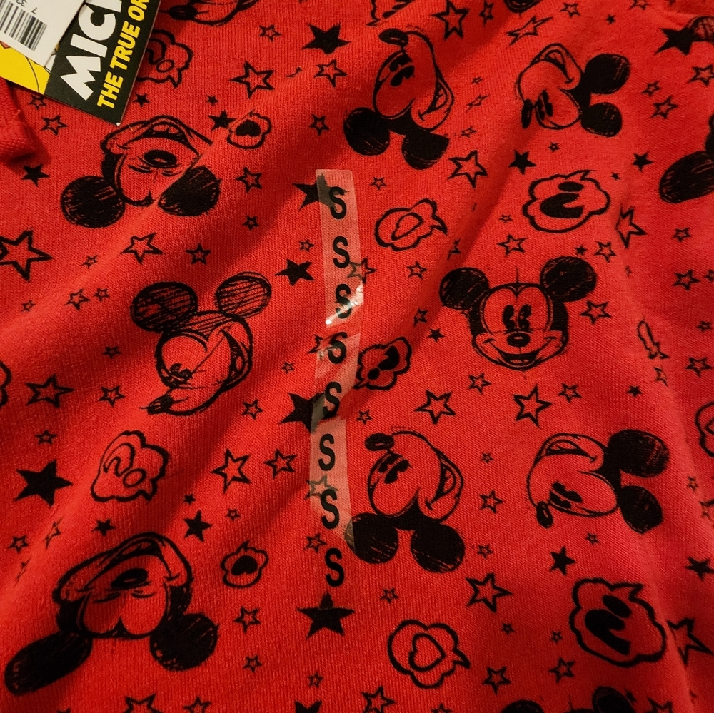 Disney 90 Years of Mickey Red and Black Mickey Mouse Hoodie. Size Small. Womens - Picture 9 of 11